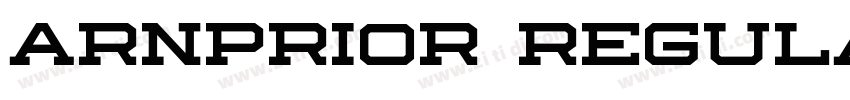 Arnprior Regular字体转换